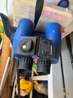 West Marine Marine Binoculars Blue and Black