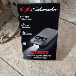 Schumacher 10,000 A Lithium Portable Jump Starter 