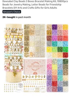Clay Beads Kit new bracelet, making