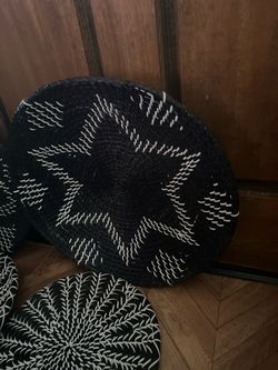 Decorative  boho, coastal baskets