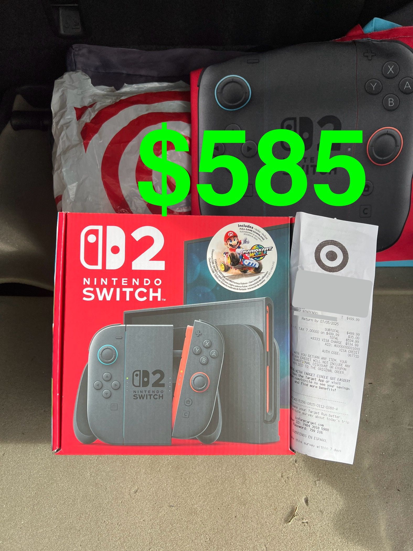 Nintendo Switch 2 Brand New Mario Kart