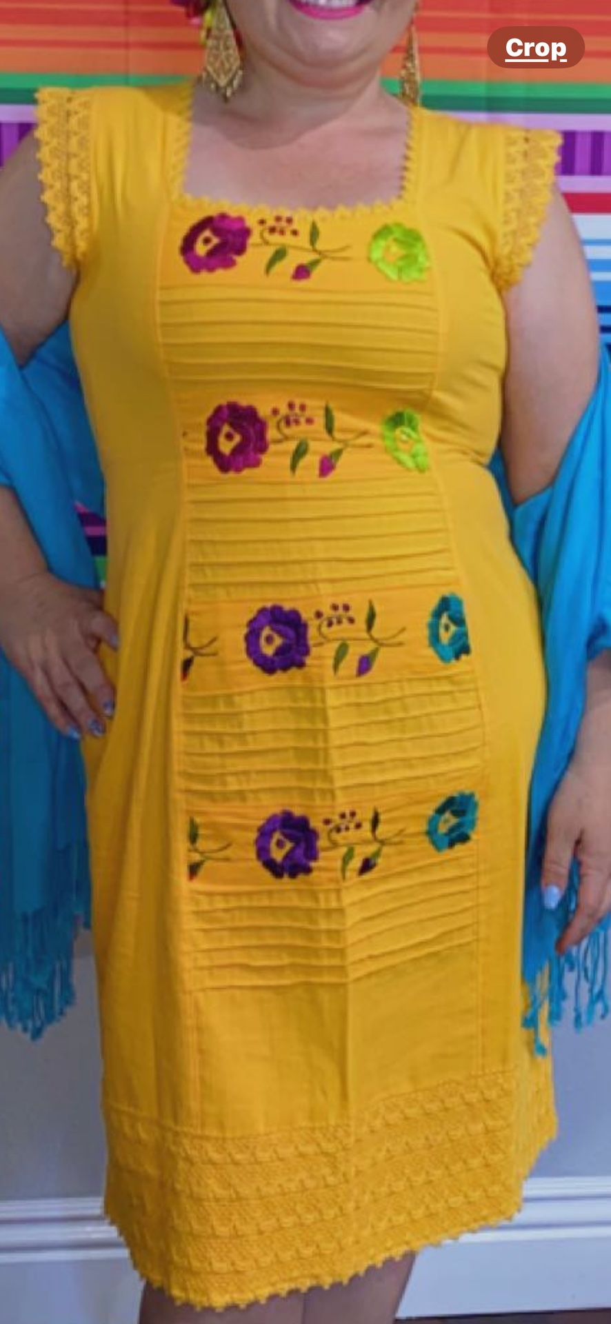 Mexican Embroidered Dress
