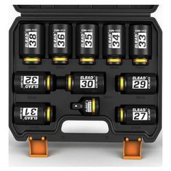 1/2'' Drive Deep Impact Socket Set: 11-Piece 