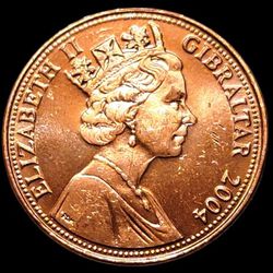 Gibraltar Coin 2 Pence  2004 - Commemorative 