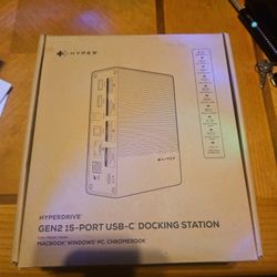 Hyperdrive Gen2 15- Port USB- C Docking Station 