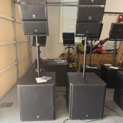 Bluetooth PRORECK Club 8000 18-inch 8000W P.M.P.O Stereo DJ/Powered PA Speaker System Combo Set