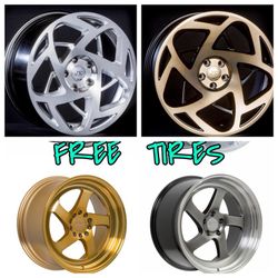HOLIDAY SALE :BUY RIMS GET FREE TIRES! NO CREDIT CHECK/ ONLY $50 DOWN PAYMENT
