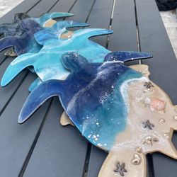 New Resin /ocean Sea Turtles Wall Decor 