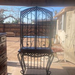 Wrought Iron Armoire BAR!!!