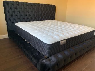 bed with frame
