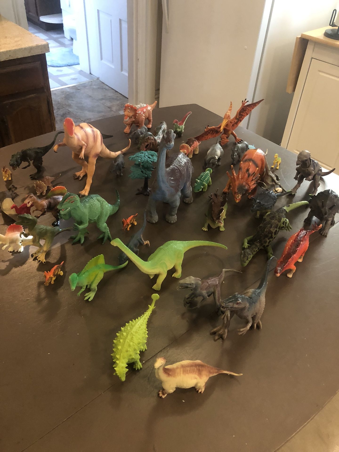 Lot Of 40 Dinosaurs