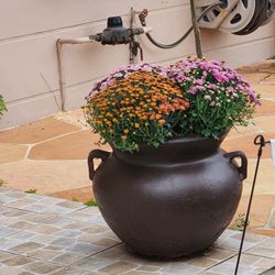 Large Outdoor Urn Planter– Heavy – As  Is