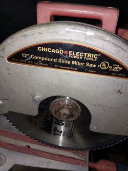 12" compound slide miter saw 45.00 obo