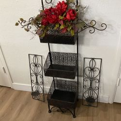 Organizador de almacenamiento de metal de 3  Niveles 