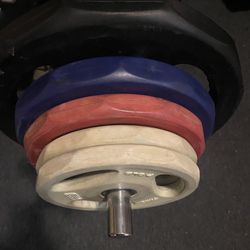 Weight Set -Plates,bar And Bar Clamps
