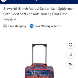 Marvel Spider Man 18 Inch Luggage Nee