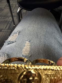 14K Gold Ring with stamp