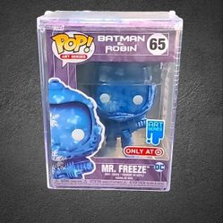 Funko POP! Art Series DC Batman Robin Mr. Freeze #65 Exclusive target HARD CASE