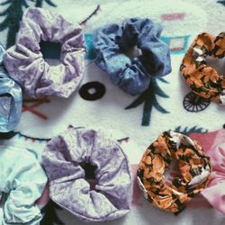 Hand-made Scrunchies