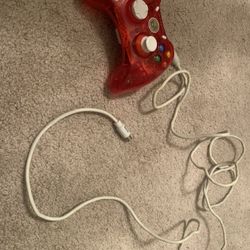 Xbox 360 E Controller - Rock Candy Wired Controller Pink Translucent 