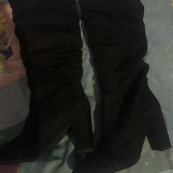Woman Classic Fashion Heel Boots