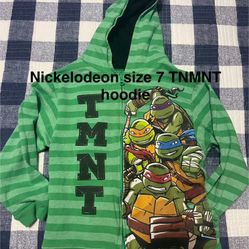 Nickelodeon size 7, TMNT zip up hoodie
