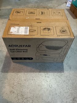 Aoruefar Self Cleaning Cat Litter Box