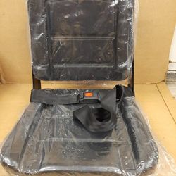 New/Unused Universal Adjustable Equipment Seat With Seatbelt