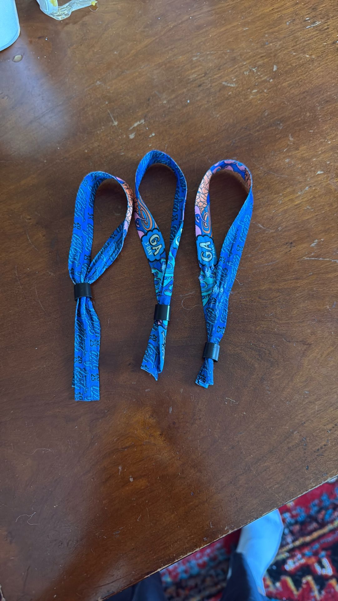 Illfest Sunday Ticket Wristbands Pass 3x