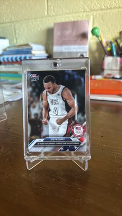 Steph Curry 2024 Topps Now Olympic Team USA Card