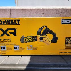 Dewalt 20V MAX 8 in. Brushless Battery Powered Pruning Chainsaw (Tool Only)