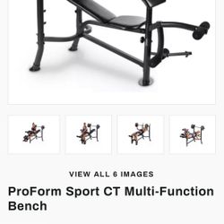 ProForm Sports bench 