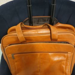 Pele Studio Leather Hand Bag With Wheels