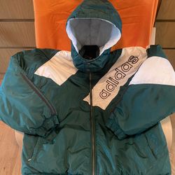 ADIDAS windbreaker Puffer Jacket LG (NEW)