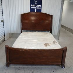 WOOD BEDFRAME | 5.9 ft Tall x  7.6 x 5.7 ft Length