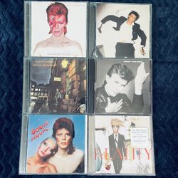 David Bowie CD LOT - Heroes Aladdin Sane Ziggy Pin Ups Lodger Reality - RYKO