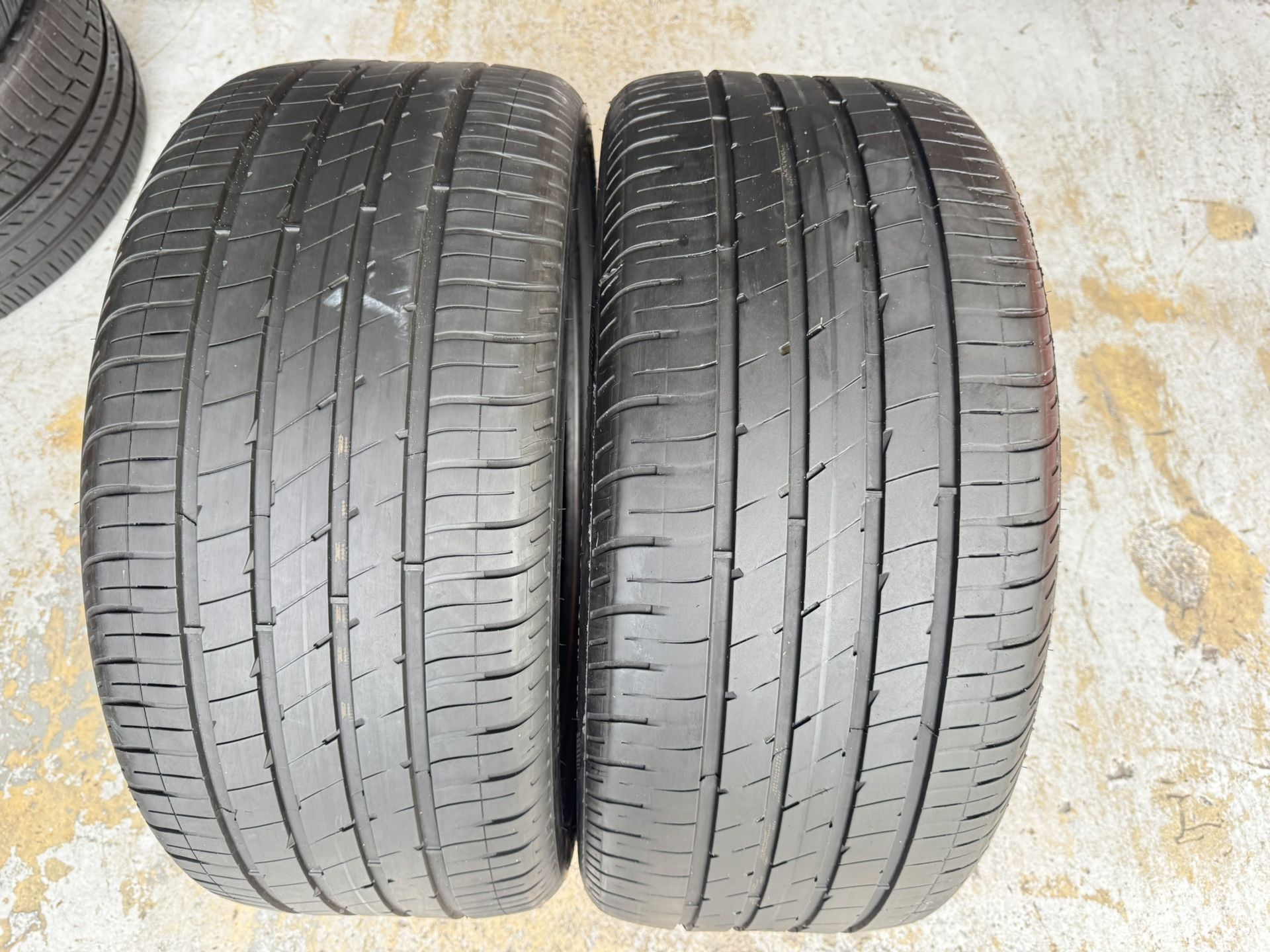 Two Premium Tires 255/40/20 Goodyear Eagle F1 With 70% Left Tesla Model Y Pair