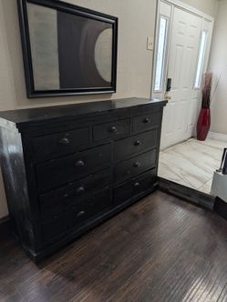 Black dresser