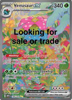 Looking for Venusaur Ex sale or trade Pokemon