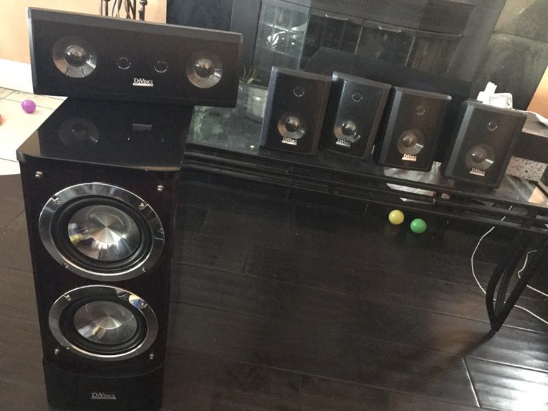 divinci da 6.1 pro-series speaker surround sound system