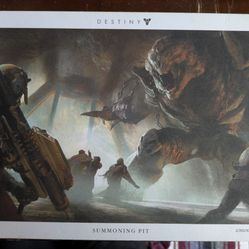 Destiny "Summoning Pits" Limited Concept Art Print By Cook & Becker 2,760/10,000