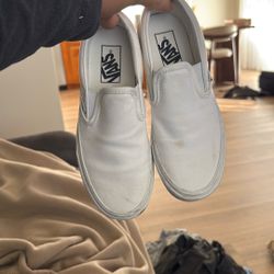 White Vans 6.5 Women