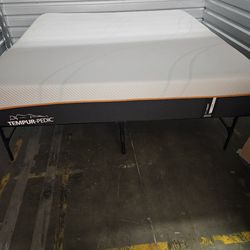 King Size Bed With Mattress ( TEMPUR-PEDIC MATTRESS)
