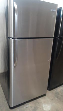 Frigidaire Top Mount Stainless Steel Refrigerator
