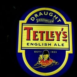  Tetley's English Ale Beer Lighted Bar Sign 