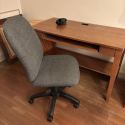 Ethan Allen Desk and Office Chair 