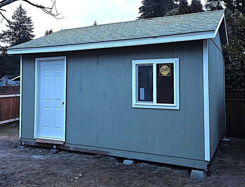 12x16 Custom Shed, She-shed, home office