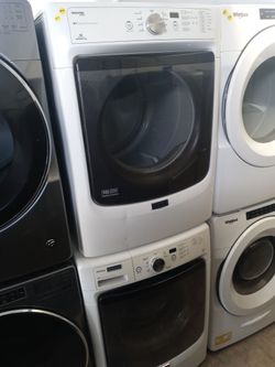Maytag Maxima stackable front load washer and dryer set - Free delivery