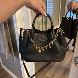 Kate Spade Small Black Dumpling Satchel