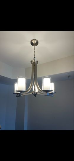 Silver light fixture